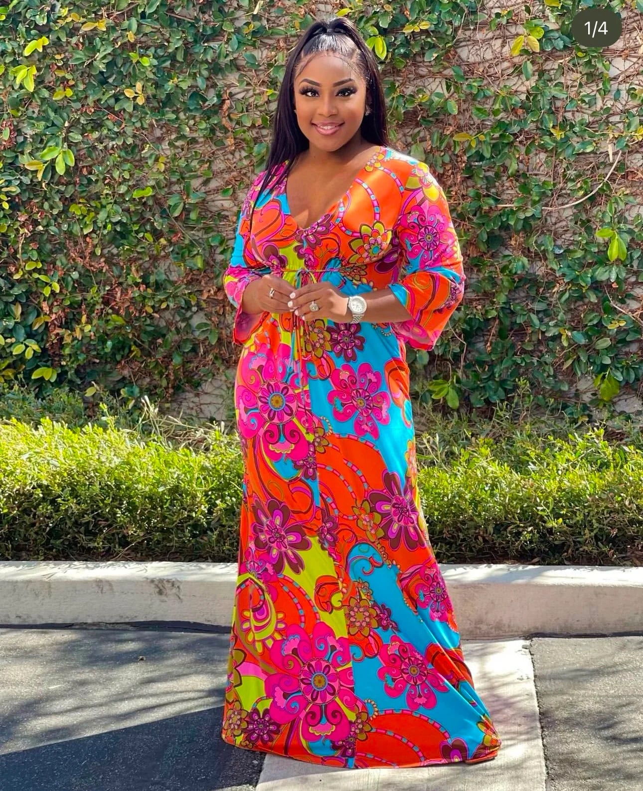 LET'S GROOVE DRESS - MAXI