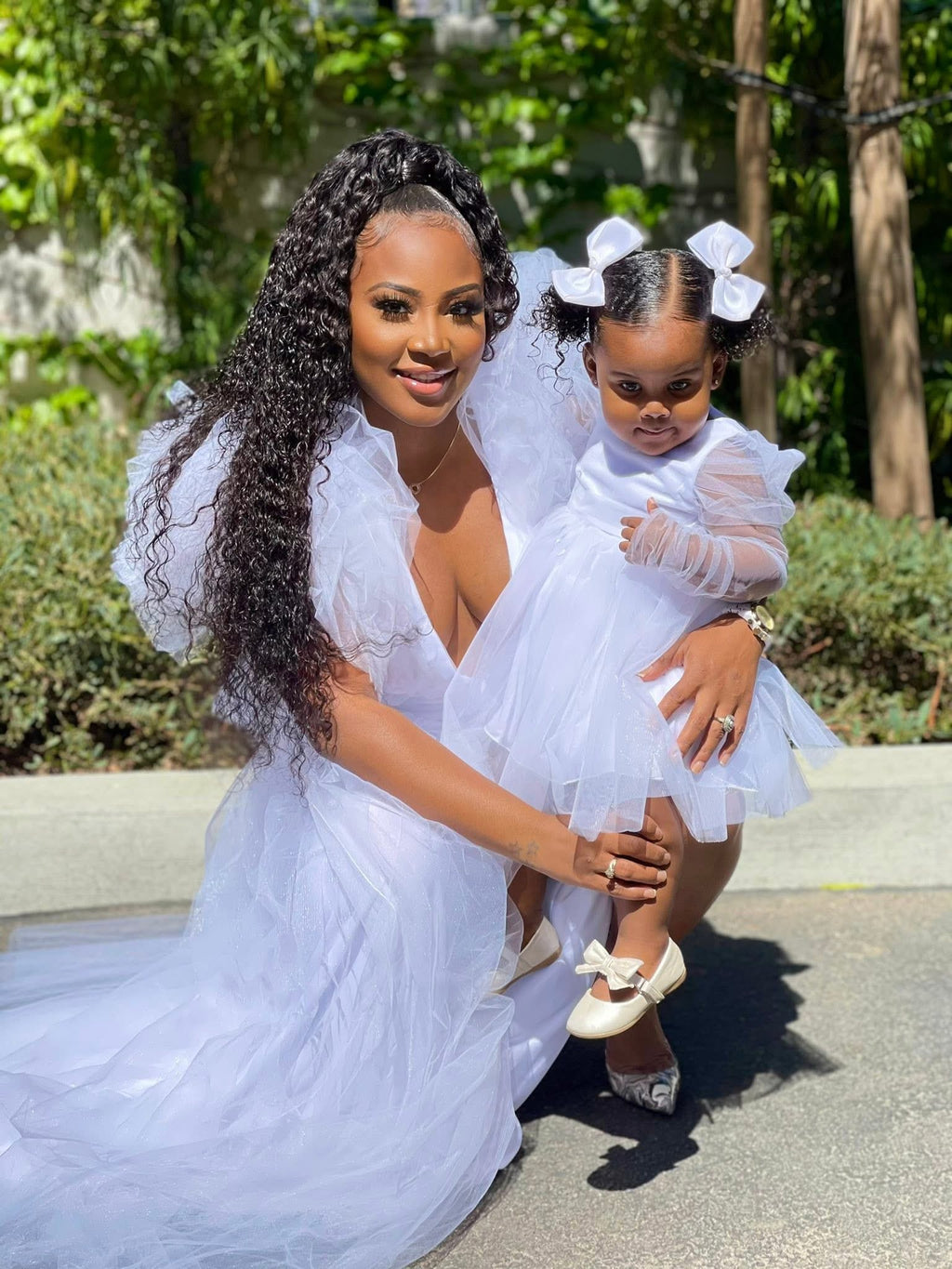 SHE'S ICONIC DRESS - KIDS (WHITE)