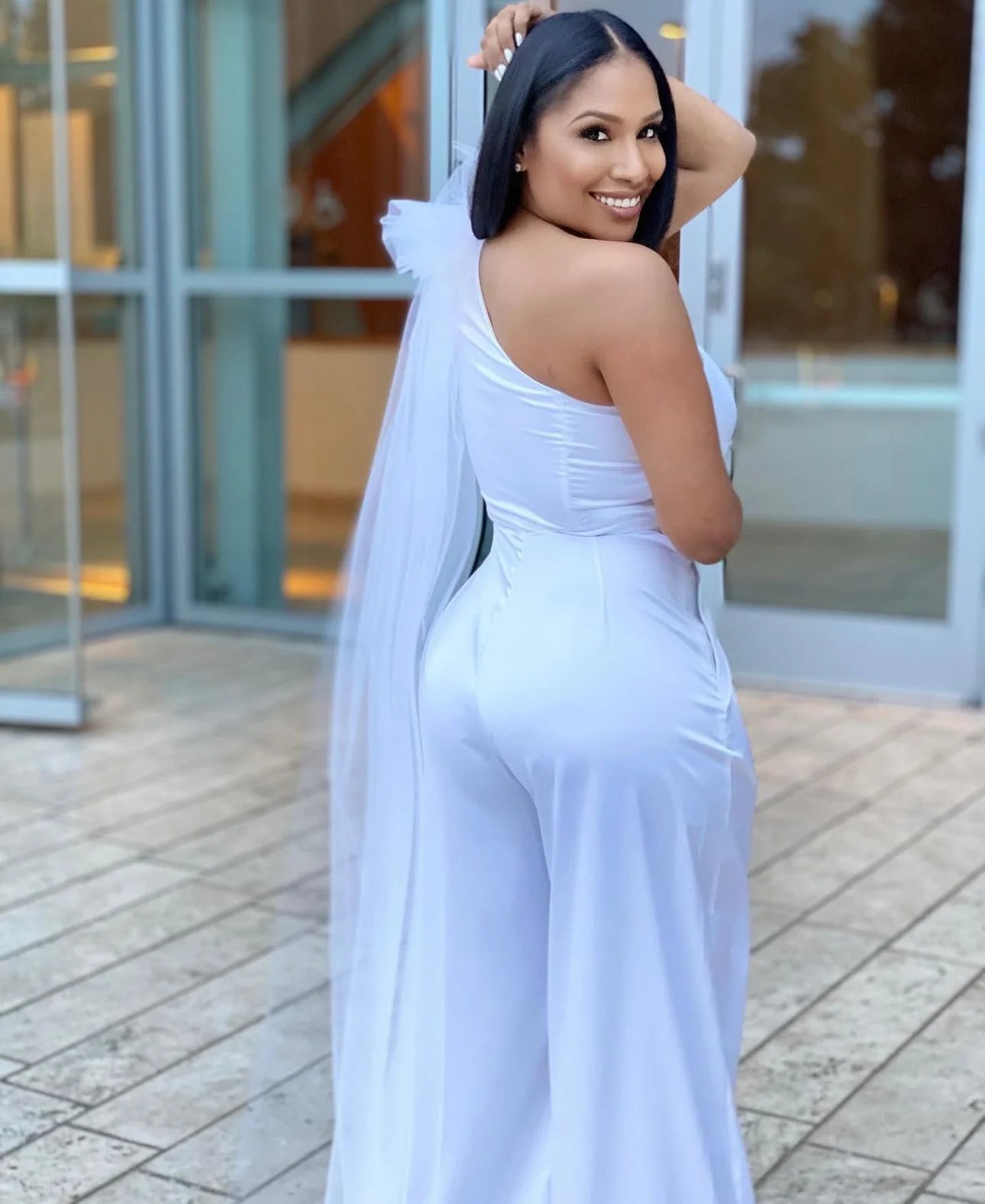 STEAL THE SHOW JUMPSUIT - WHITE